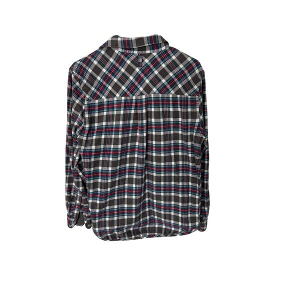 Kira M striped flannel shirt size medium - Picture 5 of 6